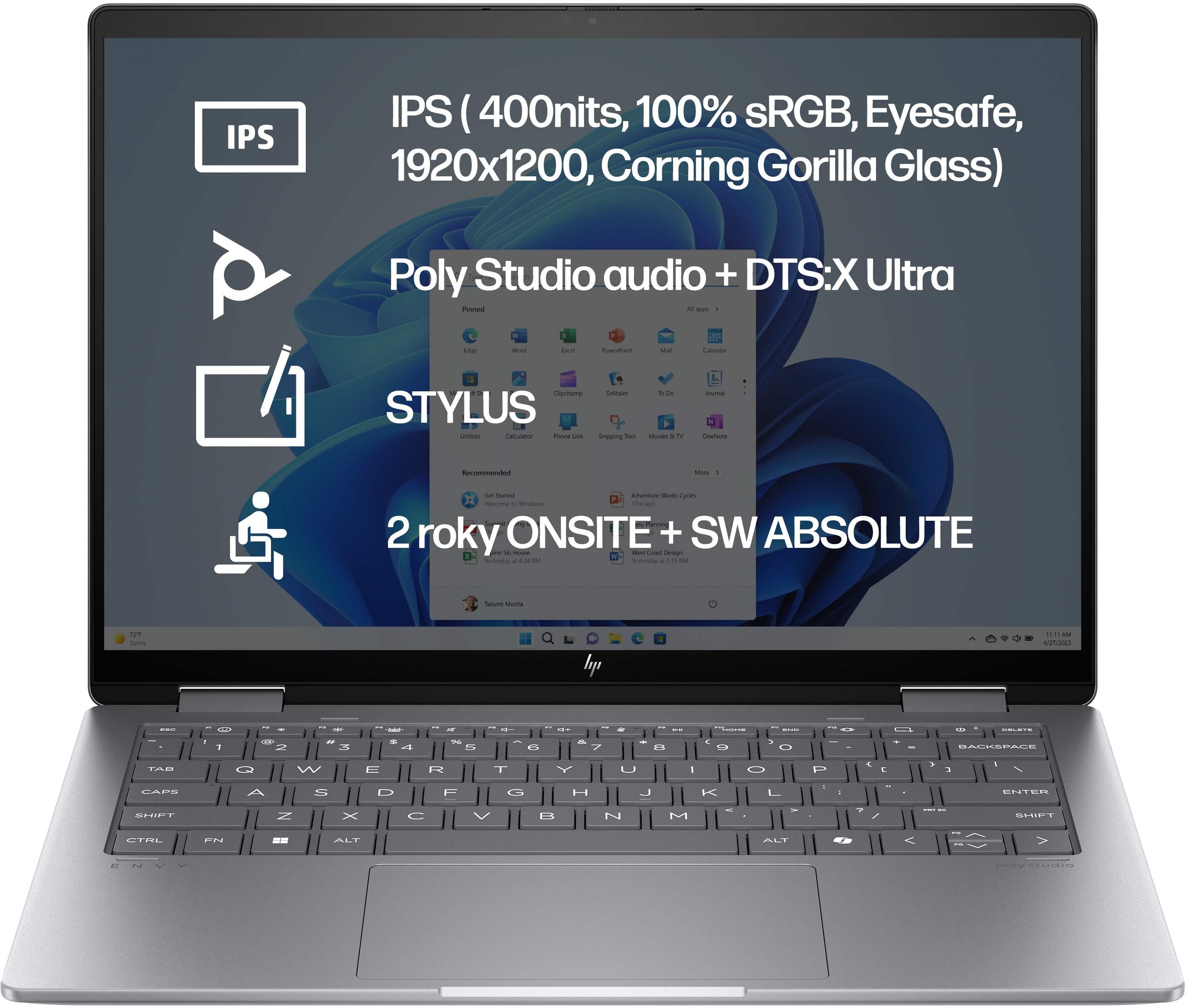 HP ENVY x360 14-fc0000nc Grey