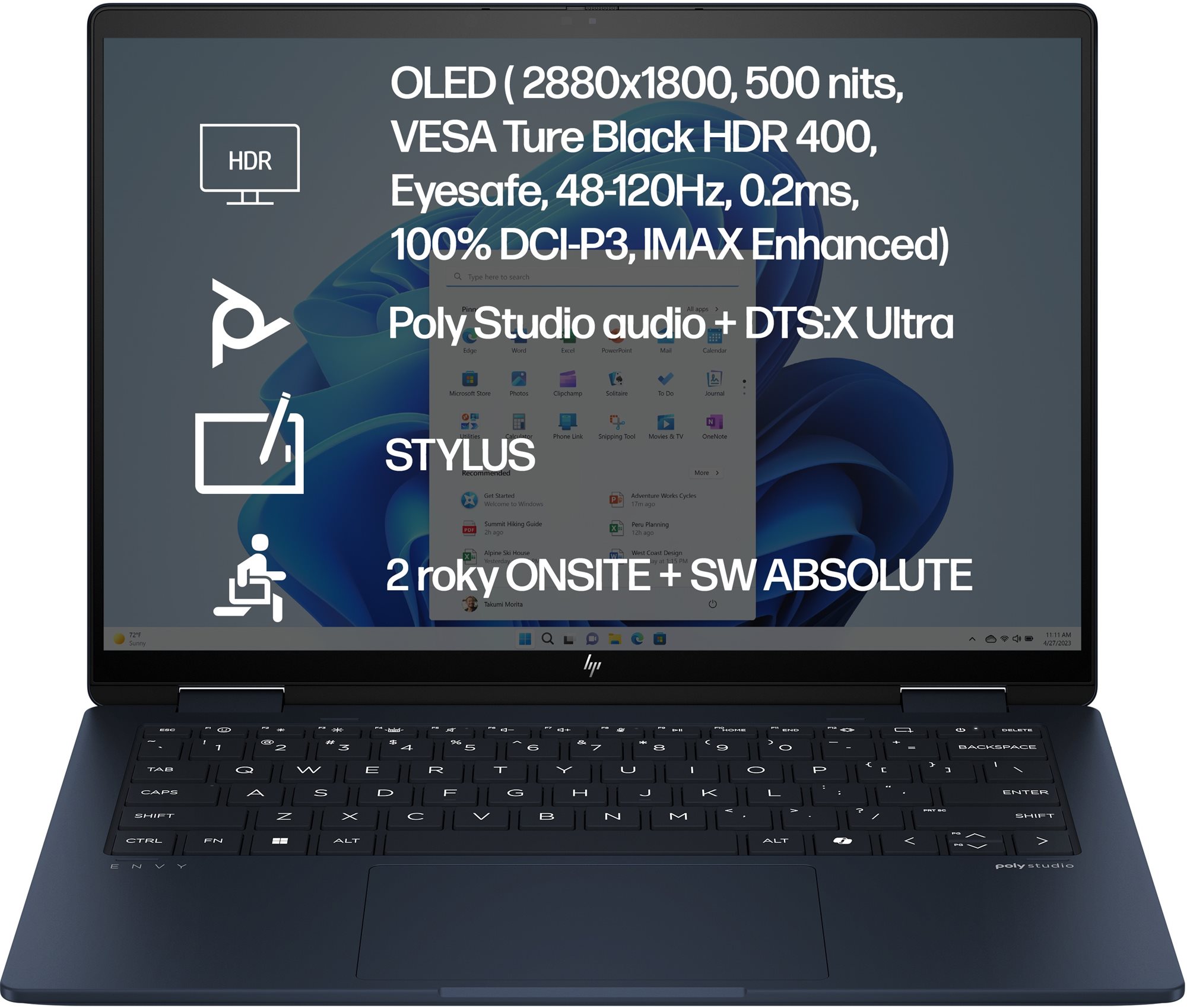 HP ENVY x360 14-fc0900nc Atmospheric Blue