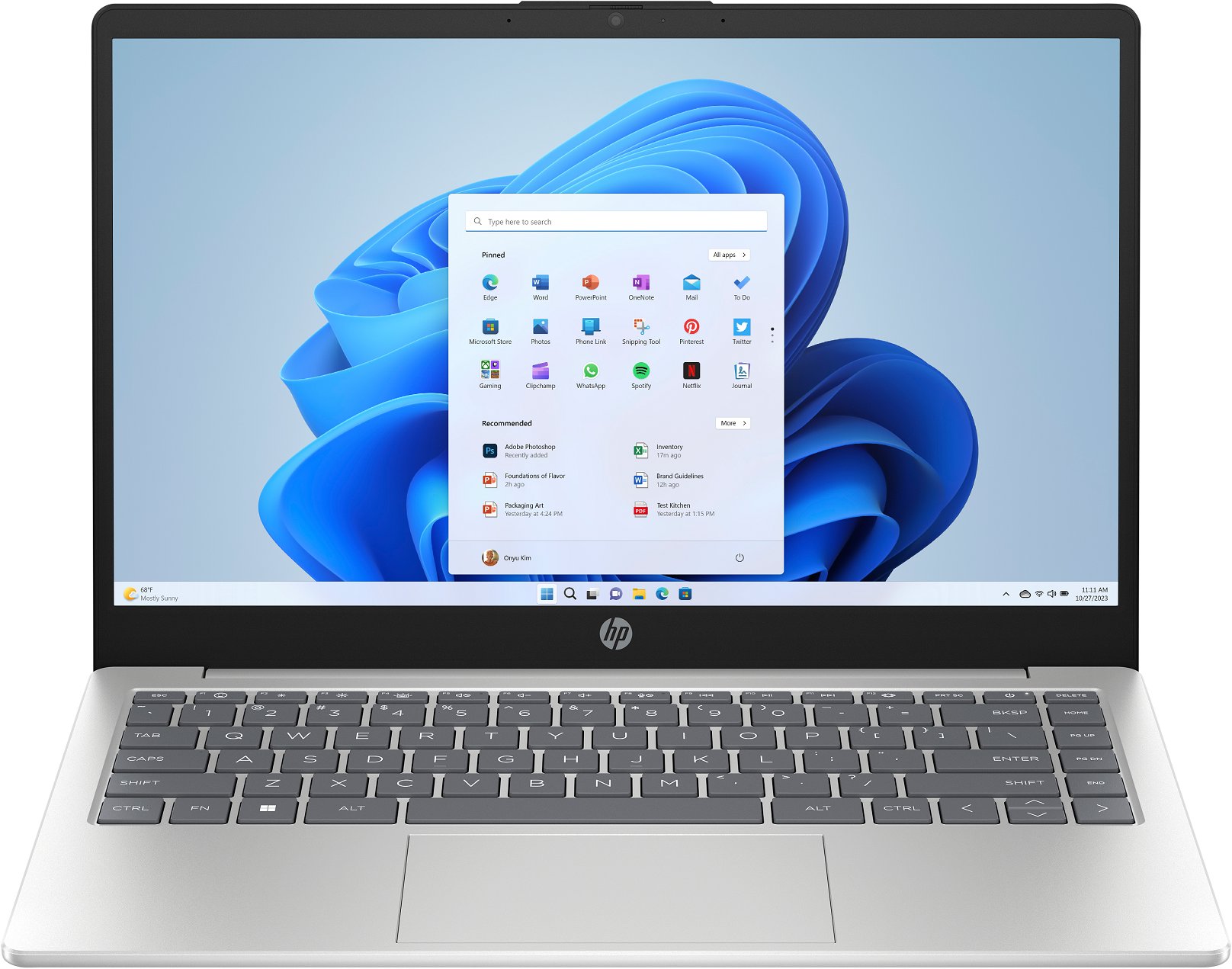 HP 14-em0900nc Natural Silver