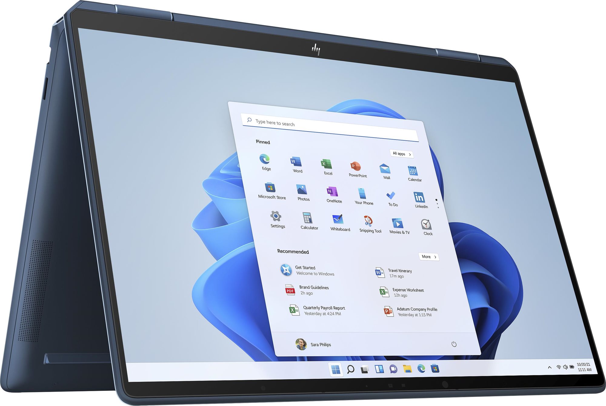HP Spectre x360 14-ef0004nc Blue