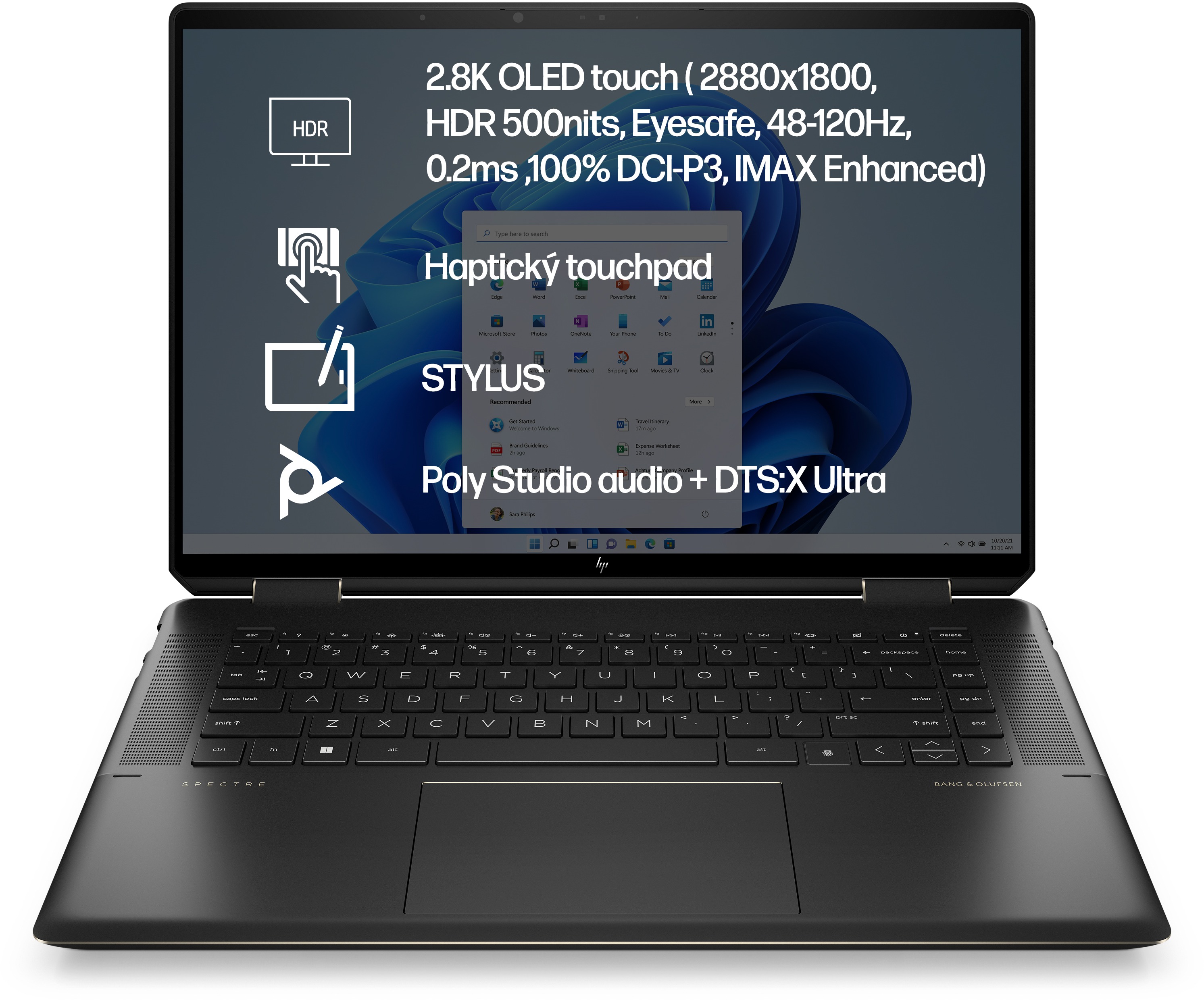 HP Spectre x360 14-eu0900nc Nightfall Black celokovový