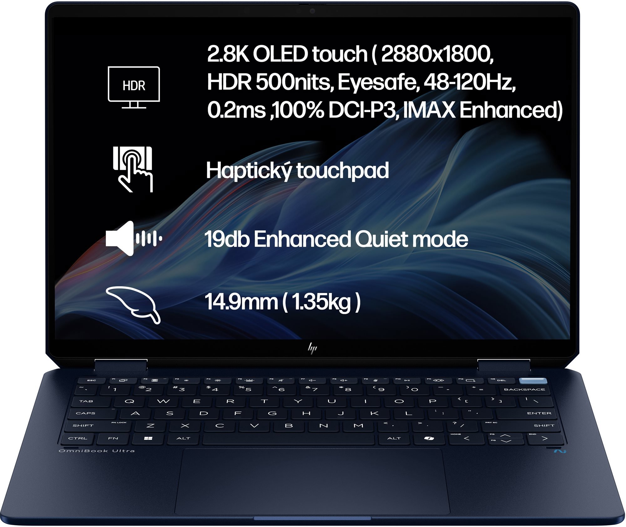 HP OmniBook Ultra Flip 14-fh0433nc Athmospheric Blue