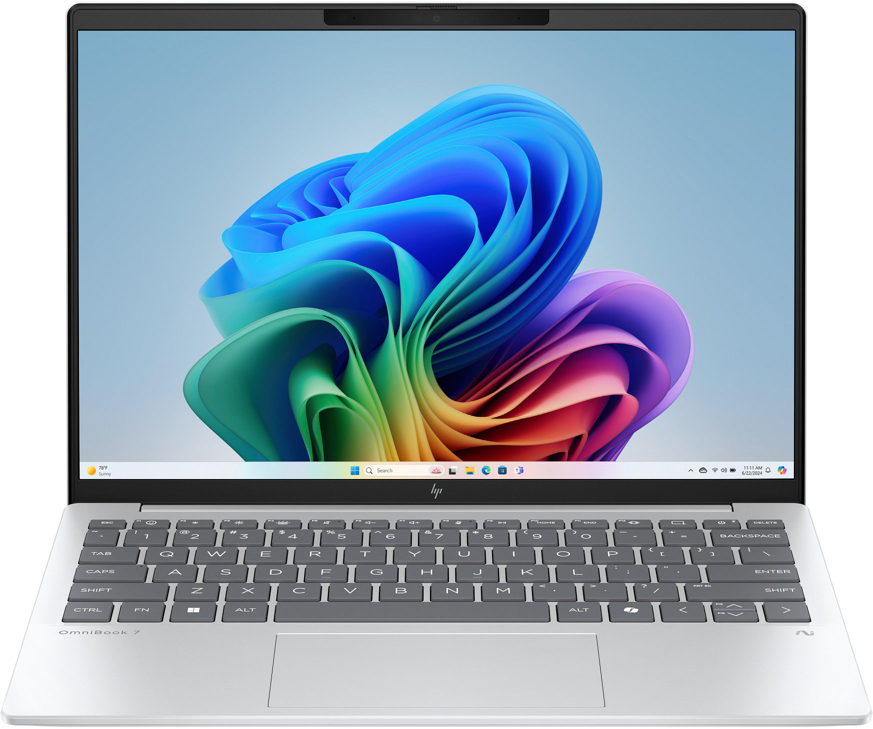 HP OmniBook 7 Aero AI 13-bg1002nc Glacier Silver