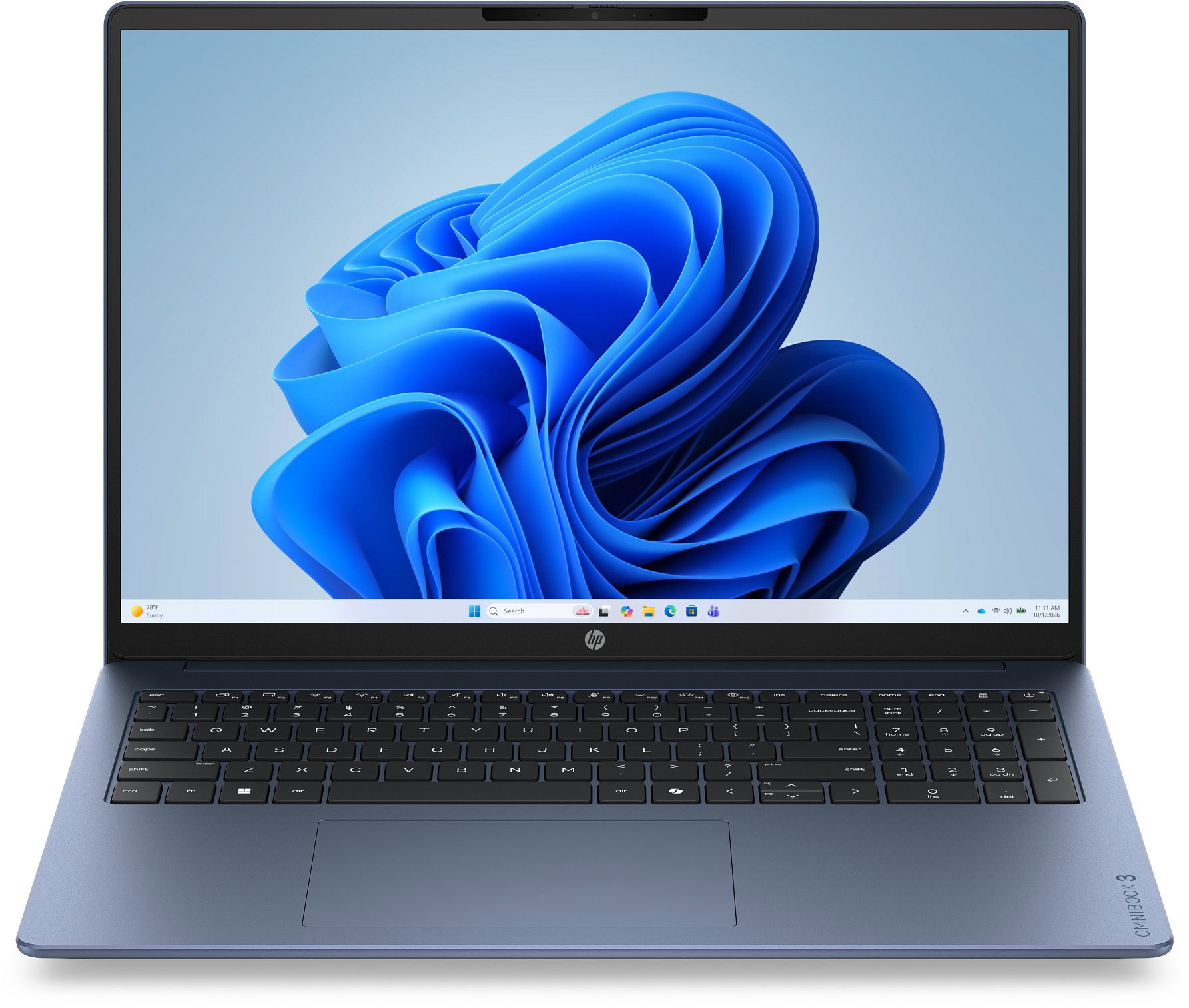 HP OmniBook 3 16-bu0904ncx Starlit Blue (bez adaptéra)