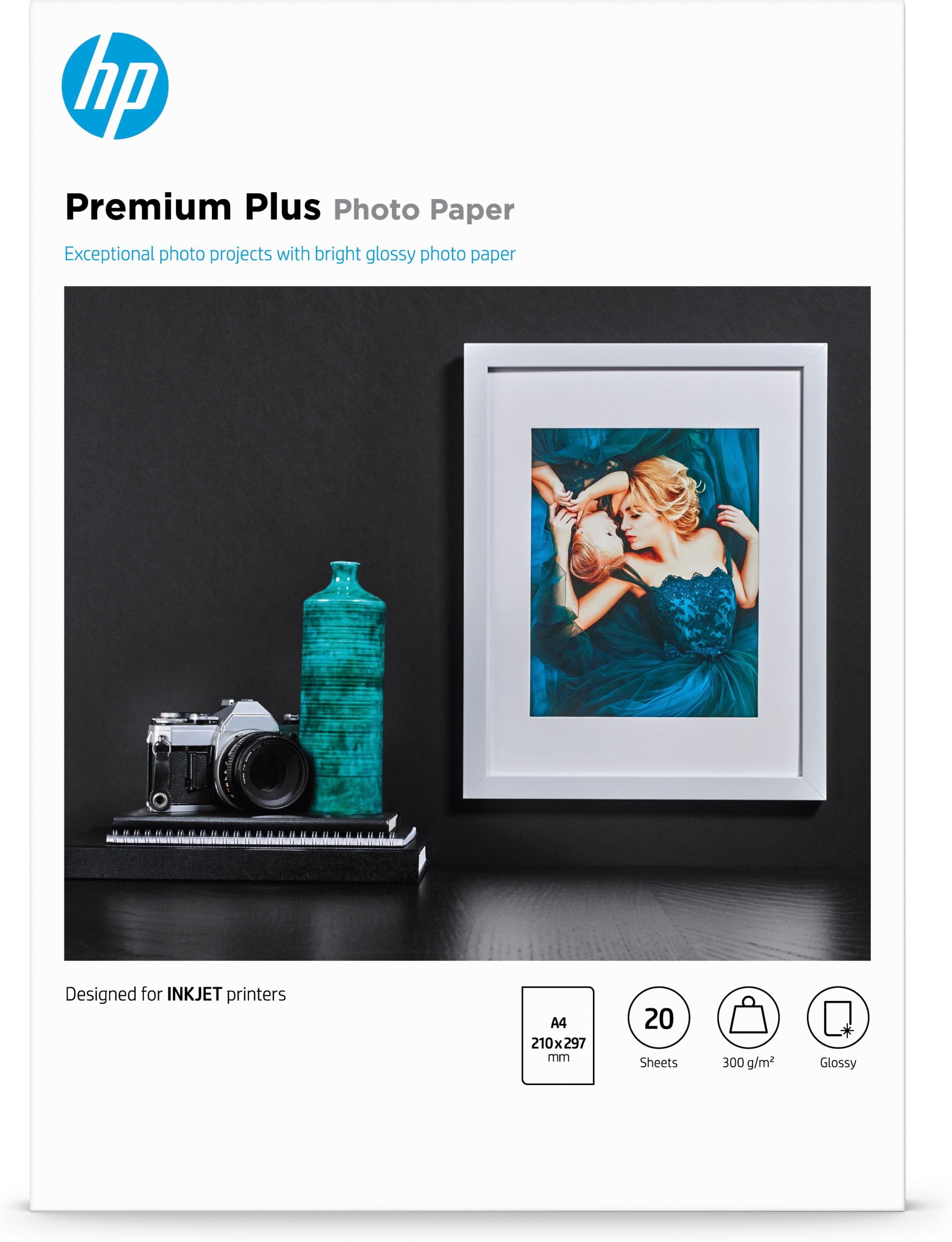 HP PREMIUM PLUS GLOSSY PHOTO PAPER 20 SHEET A4