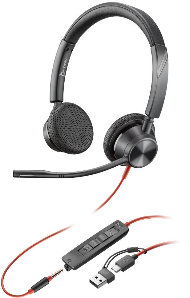 HP Poly BW 3325 USB-C HS + 3,5 mm P + USB-C/A