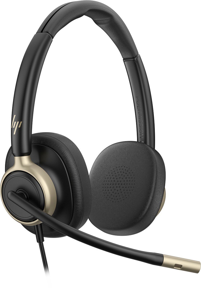 HP Poly Mission 820 Stereo USB Wired Headset