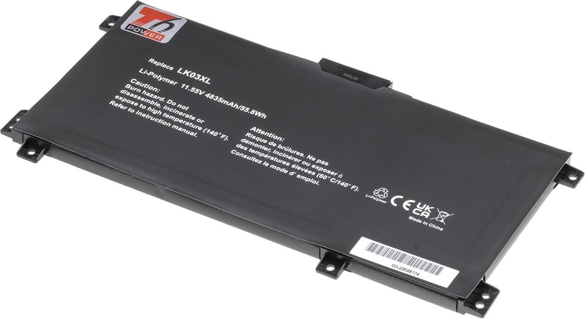 T6 Power pre HP Envy 15-cn0000 x360 serie, Li-Poly, 4835 mAh (55 Wh), 11,55 V
