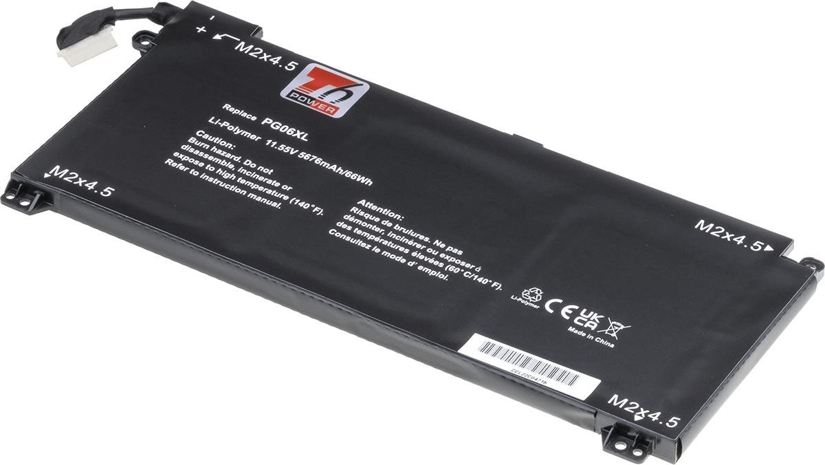 T6 Power pre HP Omen 15-dh0000 serie, Li-Poly, 5676 mAh (66 Wh), 11,55 V