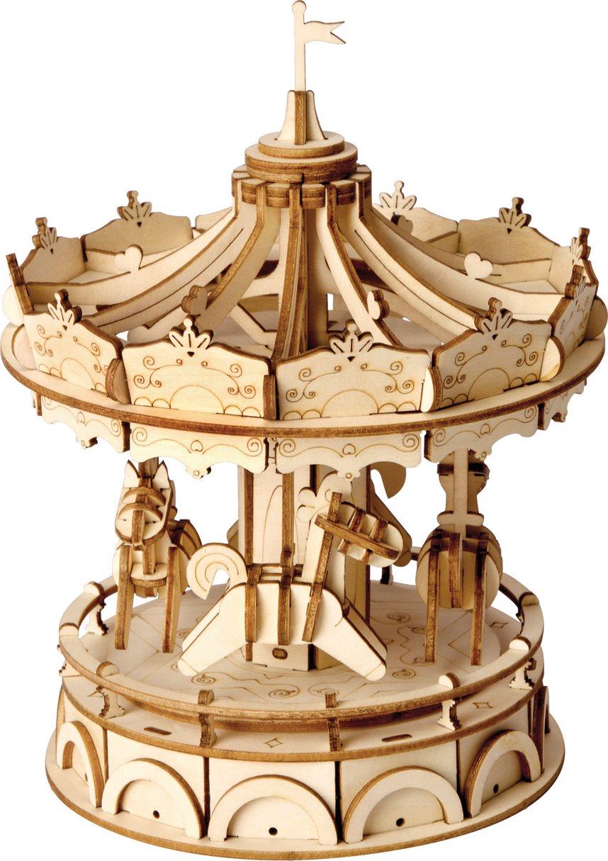 ROBOTIME Rolife 3D drevené puzzle Kolotoč 174 dielikov