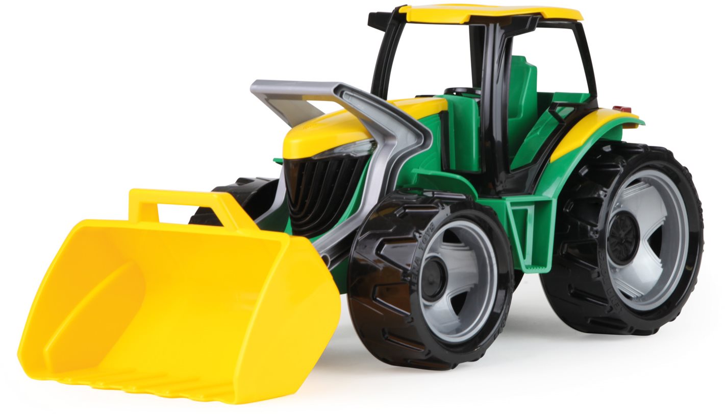 Lena Traktor s lyžicou zeleno-žltý