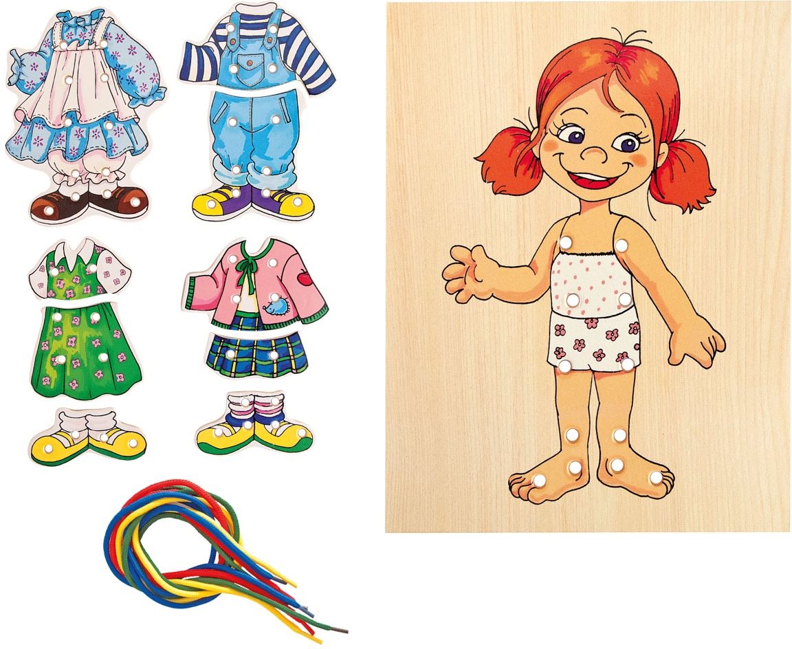 Woody - Šnurovacia šatníková skriňa - Dievčatko