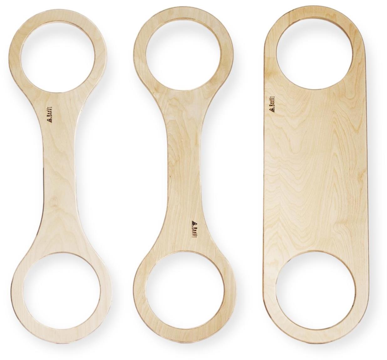 BaaVi Drevené mostíky Balance Play sada 2 + 1