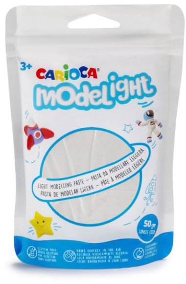 Carioca Modelovací hmota Modelight 50 g, bílá