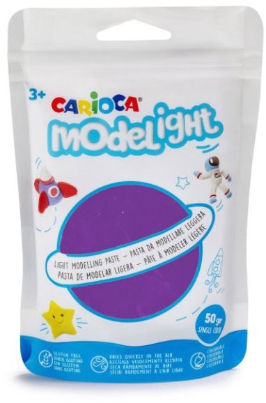 Carioca Modelovací hmota Modelight 50 g, fialová