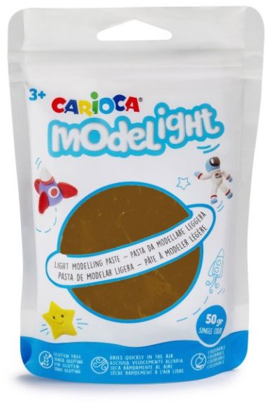 Carioca Modelovací hmota Modelight 50 g, hnědá
