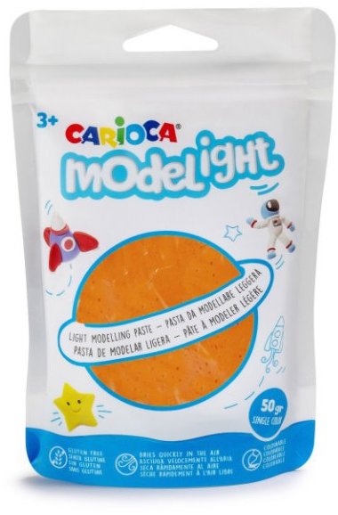 Carioca Modelovací hmota Modelight 50 g, oranžová