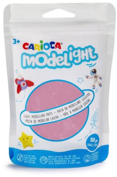 Carioca Modelovací hmota Modelight 50 g, růžová