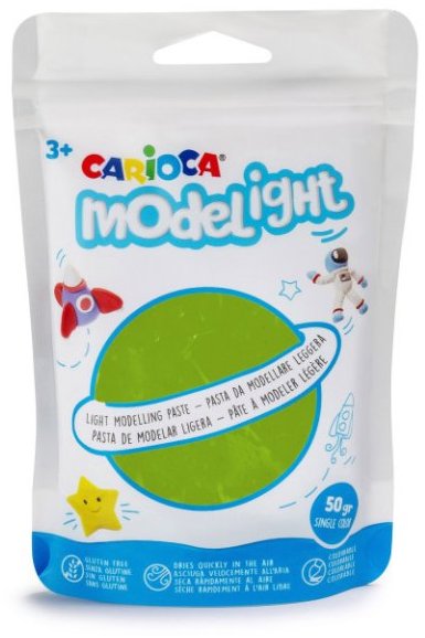 Carioca Modelovací hmota Modelight 50 g, světle zelená
