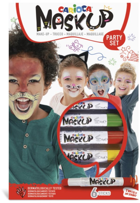 Carioca Mask Up Party 6 ks