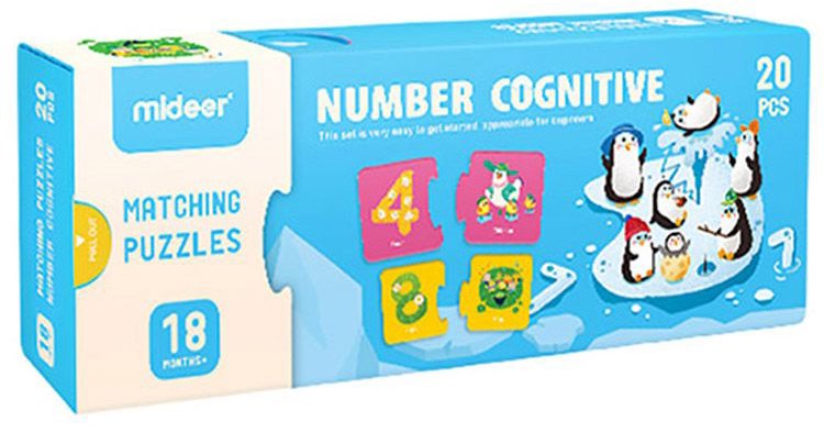 Mideer Čísla srovnávací puzzle 20 dílků