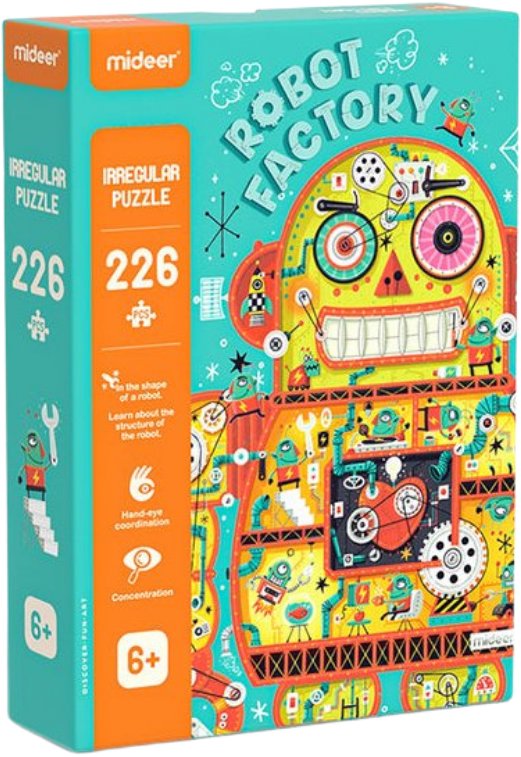 Mideer Umělecké puzzle - Robot 230 dílků