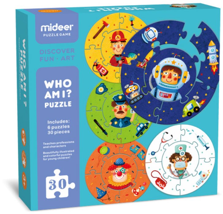 Mideer Kdo jsem? puzzle 30 dílků