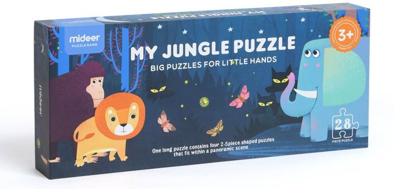 Mideer Moje džungle puzzle 28 dílků