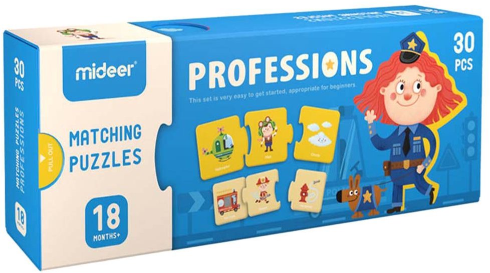 MiDeer Profese srovnávací puzzle 30 dílků