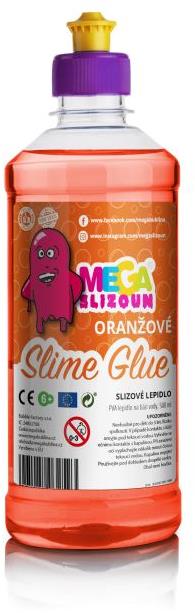 Megabublina Megaslizoun PVA slizové lepidlo oranžové 500 ml