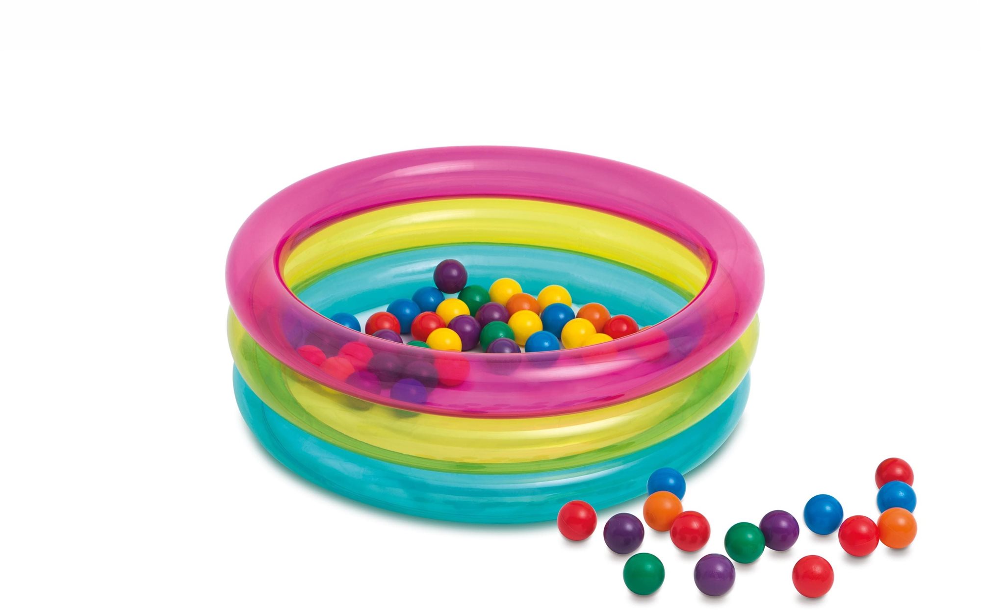 Intex Dúhový bazén s loptičkami