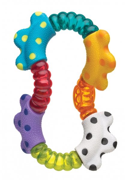 Playgro Hryzadlo pohyblivá dážďovka