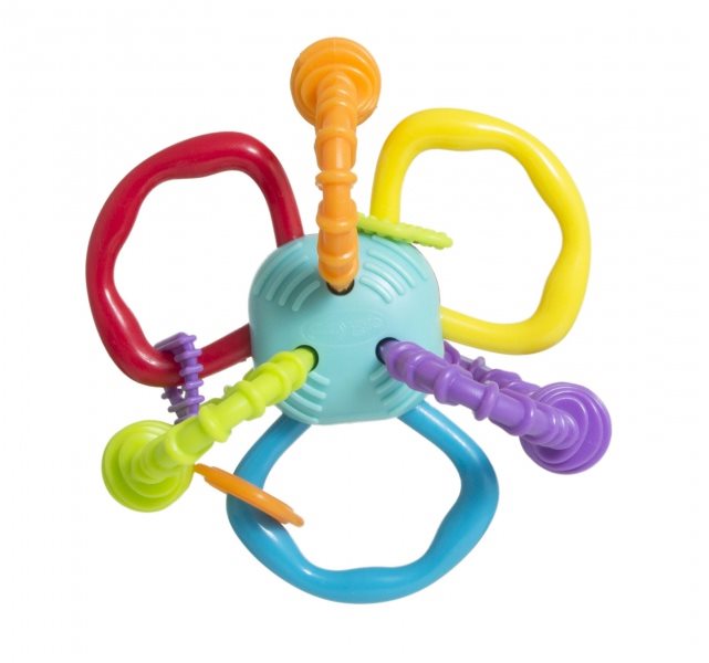 Playgro Loptička s hryzadlami – držiaky