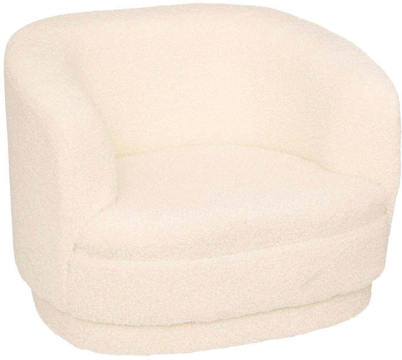 Atmosphera for kids Detské kreslo Teddy, plyšový materiál, výška sedenia 18,5 cm