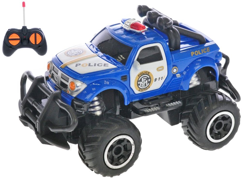 Mikro Trading RC Auto terénna polícia 14 cm