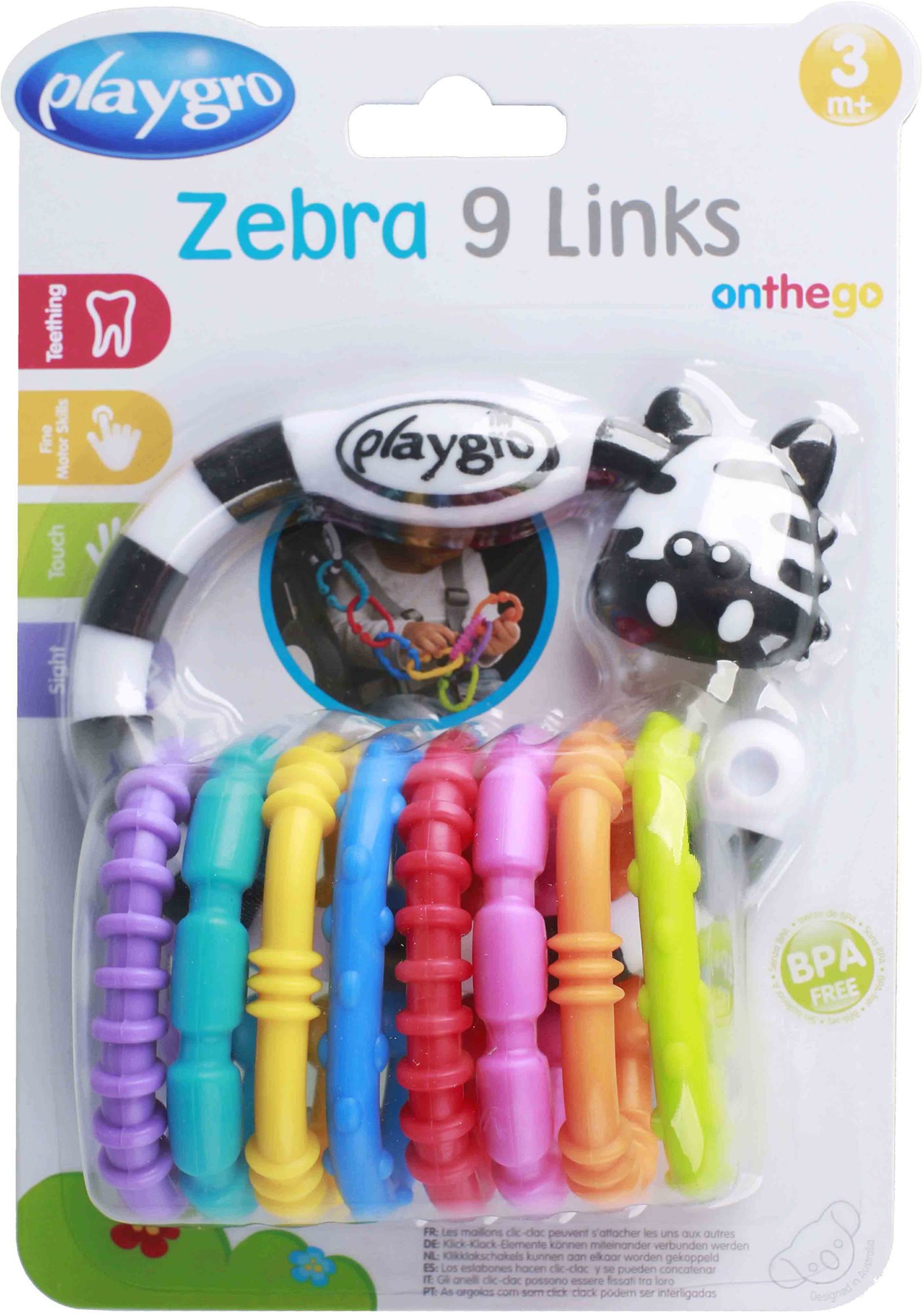 Playgro – Zebra s krúžkami nová