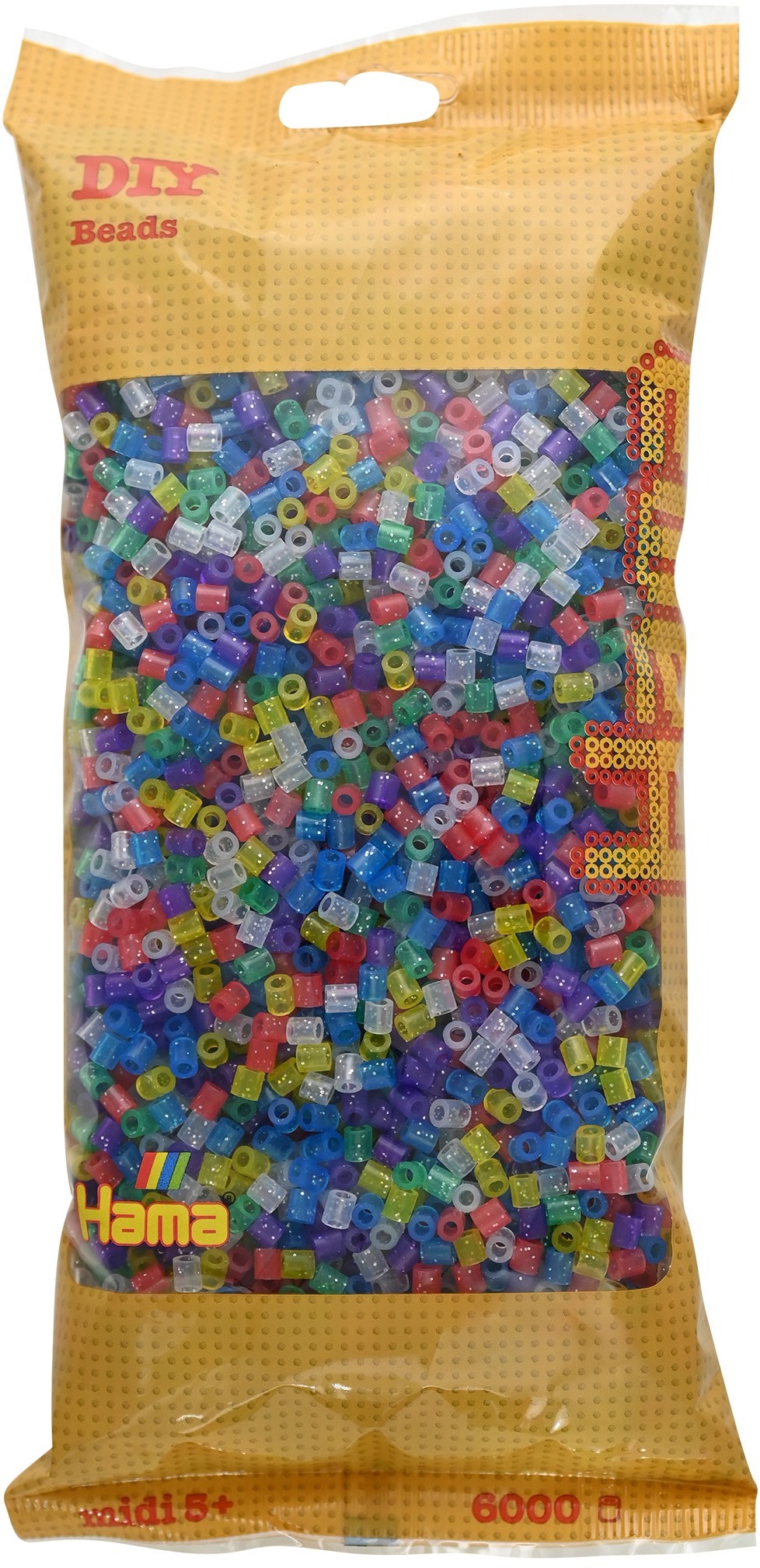 Hama Korálky s glitrom – mix 6000 ks