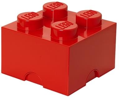 LEGO Úložný box 250 × 250 × 180 mm – červený