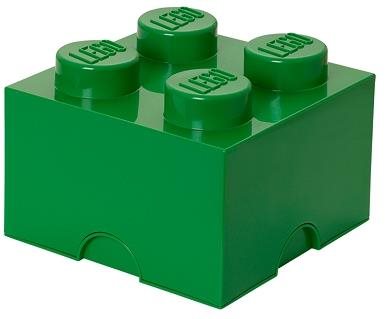 LEGO Úložný box 250 x 250 x 180 mm - tmavo- zelený