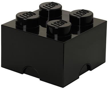 LEGO Úložný box 4 250 x 250 x 180 mm - čierny