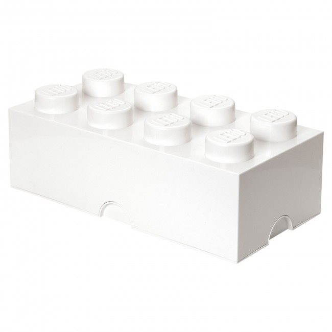 LEGO Úložný box 8 250 x 500 x 180 mm – biely