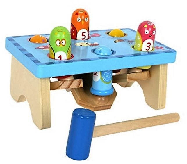 Drevená hra Zatĺkaj vtáčika