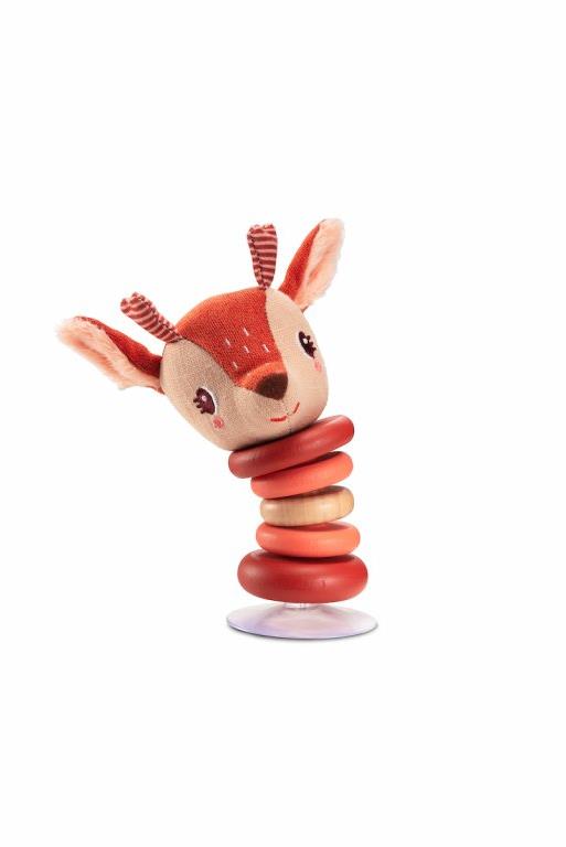 Lilliputiens Hojdacia hrkálka s prísavkou – jelenček Stella