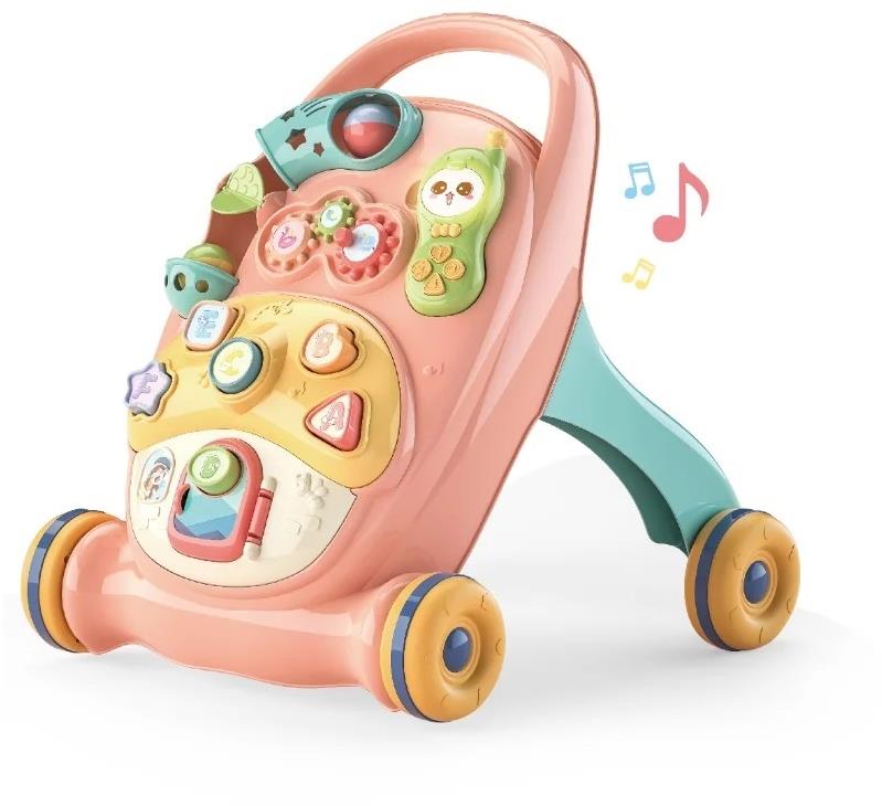 Bavytoy Interaktívne chodítko ružové