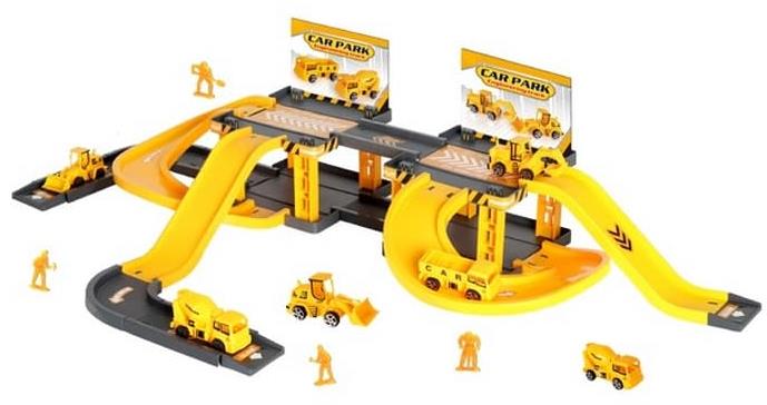Bavytoy Skladacia dráha s pracovnými autíčkami