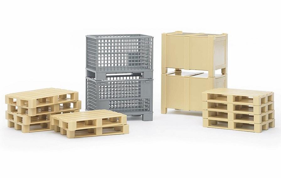 Bruder 2415 Logistická sada – palety a debny