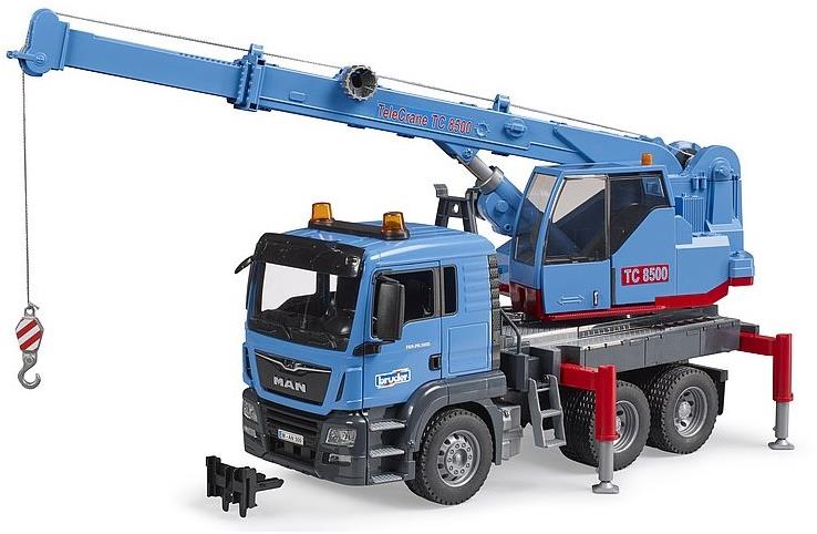 Bruder 3771 Nákladné auto Man TGS so žeriavom