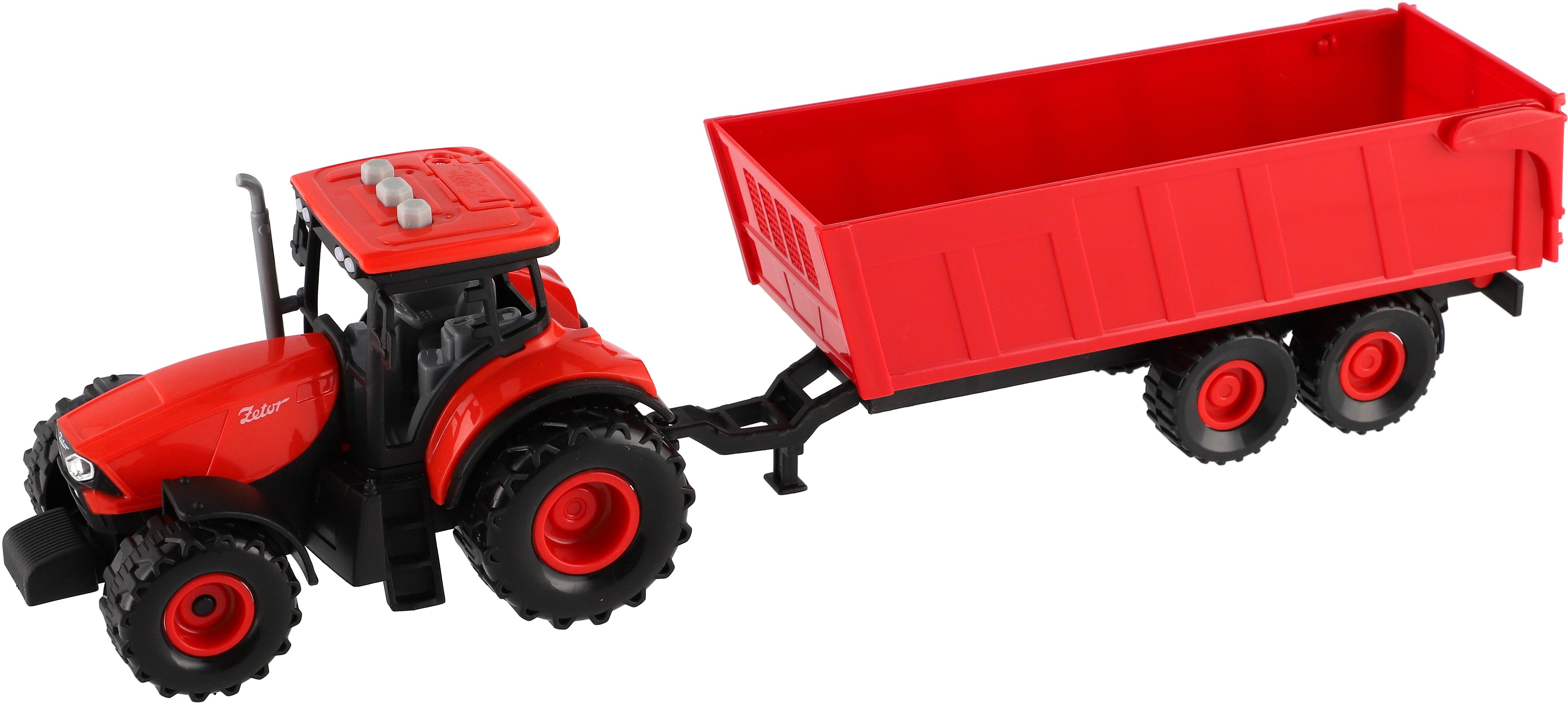 Teddies Traktor Zetor s valníkom