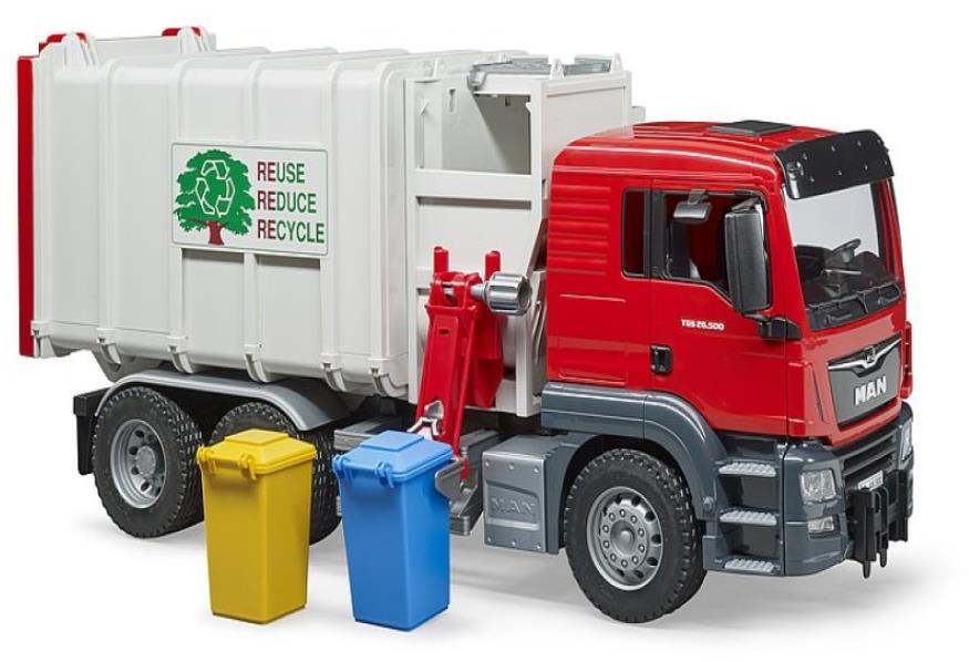 Bruder 3761 Smetiarske auto MAN TGS