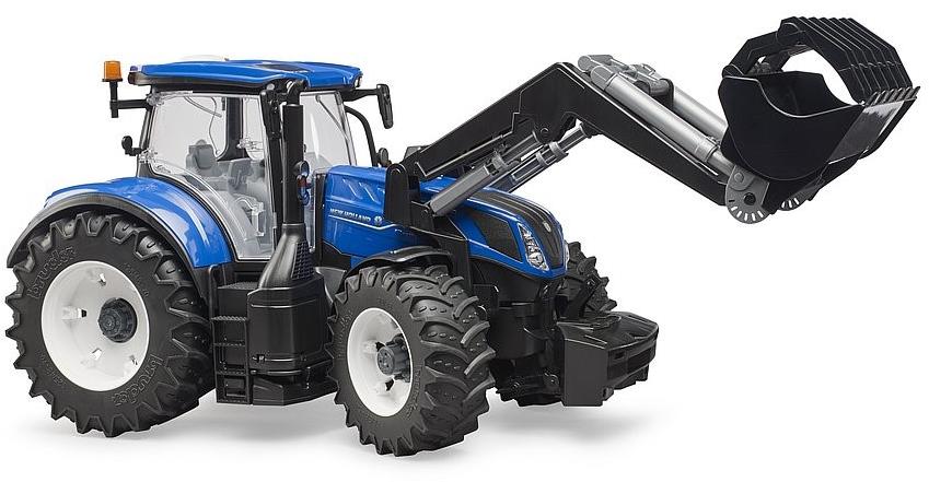 Bruder 3121 Traktor New Holland T7.315 s čelným nakladačom